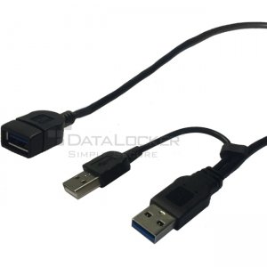 DataLocker USB 3.0 Y Cable Extender DL3EXT-YCABLE50