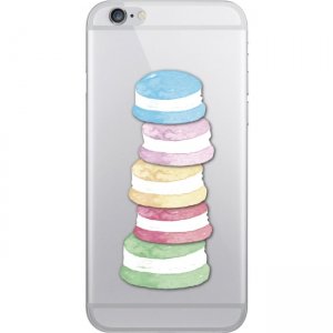 OTM iPhone 7/6/6s Plus Hybrid Clear Phone Case, Macaron Stack OP-IP7PACG-A-66