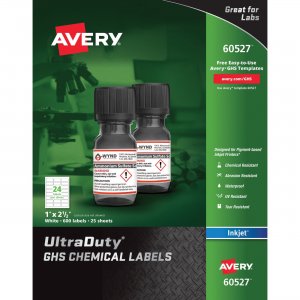 Avery UltraDuty GHS Chemical Labels 60527 AVE60527