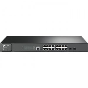 TP-LINK JetStream 16-Port Gigabit L2 Managed Switch with 2 SFP Slots T2600G-18TS TL-SG3216