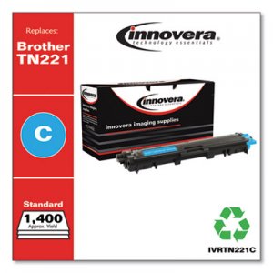 Innovera Remanufactured TN221 Toner, Cyan IVRTN221C