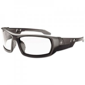 Ergodyne Skullerz Odin Safety Glasses, Matte Black Frame/Clear Lens, Nylon/Polycarb EGO50400 50400