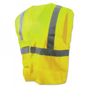 Boardwalk Class 2 Safety Vests, Lime Green/Silver, Standard BWK00036