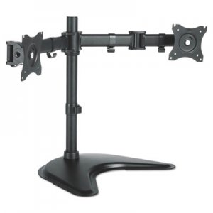 Kantek Dual Monitor Articulating Desktop Stand, 32 x 13 x 17 1/2, Black KTKMA225 MA225