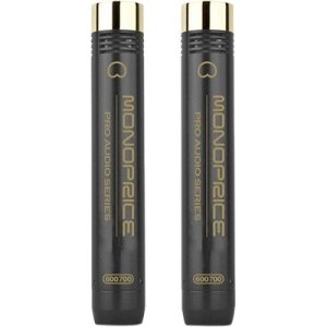 Monoprice Small-Diaphragm Condenser Microphones (Pair) 600700