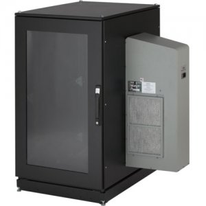 Black Box ClimateCab NEMA 12 Server Cabinet with M6 Rails CC24U8000M631-R2