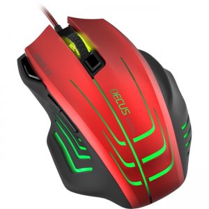 SPEEDLINK DECUS RESPEC Gaming Mouse, Black-Red SL-680005-BKRD