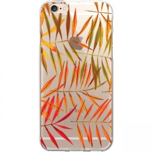 OTM Prints Clear Phone Case, Bamboo Leaves Autumn - iPhone 7/7S OP-IP7V1CG-A01-11