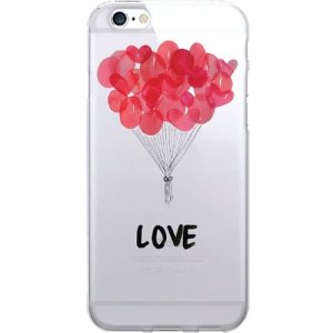 OTM Prints Clear Phone Case, Balloon Love - iPhone 7/7S OP-IP7V1CG-A-33