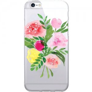 OTM Prints Clear Phone Case, Bouquet Green - iPhone 7/7S OP-IP7V1CG-A-36