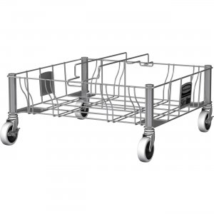 Rubbermaid Commercial Stainless Steel Double Dolly 1956191 RCP1956191