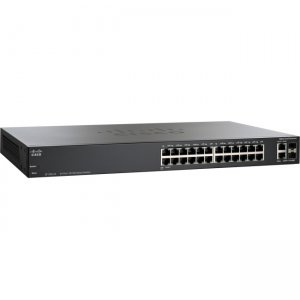 Cisco 24-Port 10/100 PoE Smart Switch - Refurbished SLM224PT-NA-RF SF200-24P
