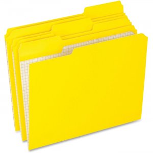 Pendaflex Grid Pattern Color Legal File Folders R15313YEL PFXR15313YEL