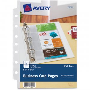 Avery Mini Business Card Page 76025 AVE76025