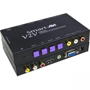 SmartAVI Composite to VGA Converter with HDMI V2V-C2V-01S