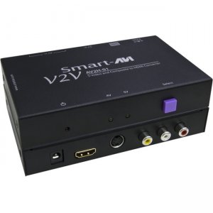 SmartAVI SVideo, Composite Video and Audio to HDMI Converter V2V-AV2H-01S