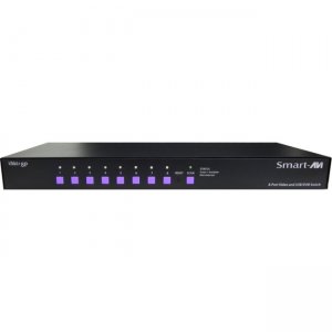 SmartAVI VNET+8P, 8X1 WUXGA, USB Switch VNET+8PS