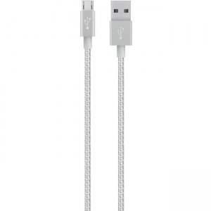 Belkin MIXIT↑ Metallic Micro-USB to USB Cable F2CU021BT04-SLV