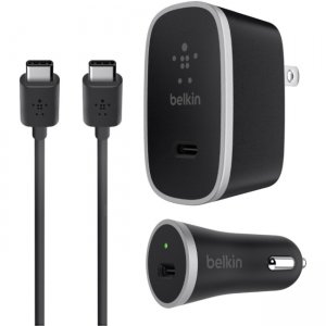 Belkin USB-C Charger Kit + Cable F7U016DQ05-BLK