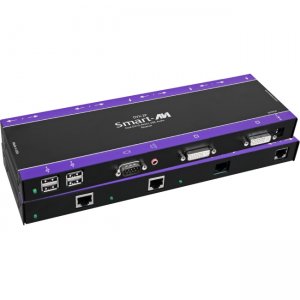 SmartAVI 2 DVI-D, USB, Audio and RS-232 over CAT6 STP Extender DVX-2PS