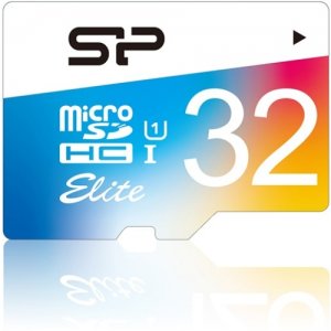 Silicon Power 32GB Elite microSDHC Card SP032GBSTHBU1V20SP