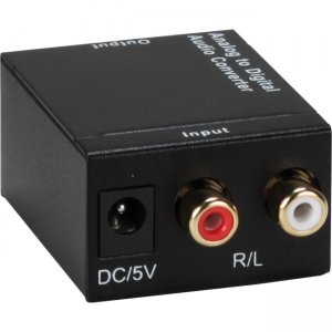 QVS RCA Stereo Analog to Digital S/PDIF Audio Converter RCA-SPDIF