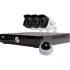 Revo Aero HD 4 Channel Video Surveillance System with 4 Cameras RA41D1GB3G-1T