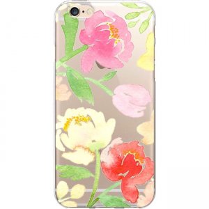 OTM Prints Clear Phone Case, Peonies Gone Bright Flowers - iPhone 7/7S OP-IP7V1CG-A-13