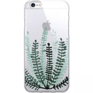OTM Prints Clear Phone Case, Botany Dusty Sage - iPhone 7/7S OP-IP7V1CG-A01-06