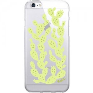 OTM Prints Clear Phone Case, Prickly Pear Green - iPhone 7/7S OP-IP7V1CG-A02-35