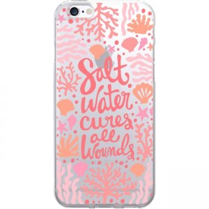 OTM Prints Clear Phone Case, Salt Water Cures Reef Pink - iPhone 7/7S OP-IP7V1CG-A02-41