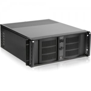 iStarUSA 4U Compact Stylish Rackmount Chassis with 500W Redundant Power Supply D-406-50R8PD2