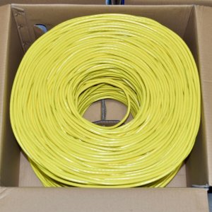 Premiertek Cat6 Bulk Cable 1000ft (Yellow) CAT6-CCA-1KFT-Y