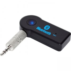 Premiertek Wireless Bluetooth 3.5mm AUX Audio Stereo Music Home Car Receiver Adapter w/Mic BT-3035