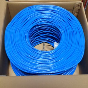 Premiertek Cat6 Bulk Cable 1000ft (Blue) CAT6-CCA-1KFT-BL
