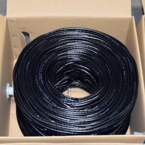 Premiertek Cat6 Bulk Cable 1000ft (Black) CAT6-CCA-1KFT-BK