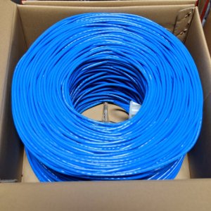 Premiertek Cat5e Bulk Cable 1000ft (Blue) CAT5E-1KFT-BL