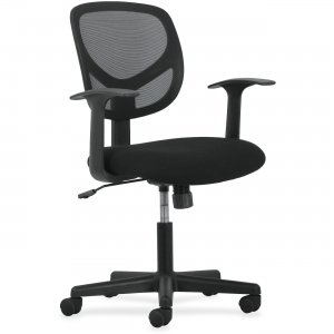 Basyx by HON Fixed Arms Mid-back Task Chair VST102 BSXVST102 HVST102