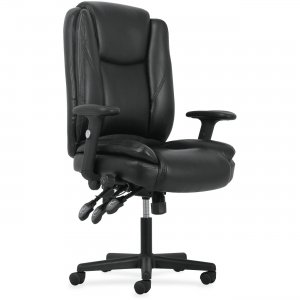 Basyx by HON Leather High-back Task Chair VST331 BSXVST331 HVST331