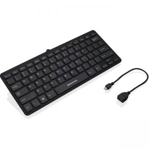 Iogear Classroom Portable Wired Keyboard for Tablets with OTG Adapter GKB633U