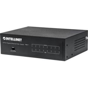Intellinet 8-Port Gigabit Ethernet PoE+ Switch 561204