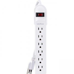 CyberPower Essential 6-Outlet Surge Suppressor/Protector CSB606W