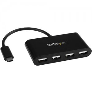 StarTech.com 4-Port USB-C Hub - Mini Hub - USB-C to 4x USB-A - USB 2.0 ST4200MINIC