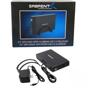 Sabrent 3.5-Inch USB 2.0 SATA HDD Enclosure EC-STUK-PK20 EC-STUK