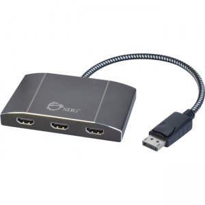 SIIG Displayport 1.2 to 3-Port HDMI MST Splitter CE-DP0C12-S1