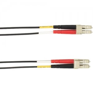 Black Box Duplex Fiber Optic Patch Network Cable FOCMP50-004M-LCLC-BK