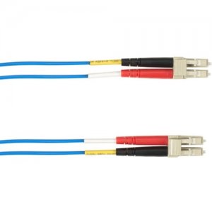 Black Box Duplex Fiber Optic Patch Network Cable FOCMPSM-001M-LCLC-BL
