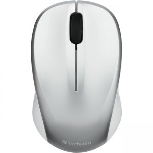 Verbatim Silent Wireless Blue LED Mouse - Silver 99777