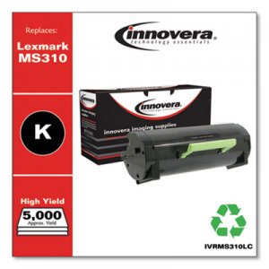 Innovera Remanufactured 50F0HA0/50F1H00 High-Yield Toner, 5000 Page-Yield, Black IVRMS310LC
