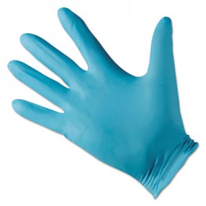 KleenGuard G10 Blue Nitrile Gloves, Blue, 242 mm Length, X-Large/Size 10, 10/Carton KCC57374CT